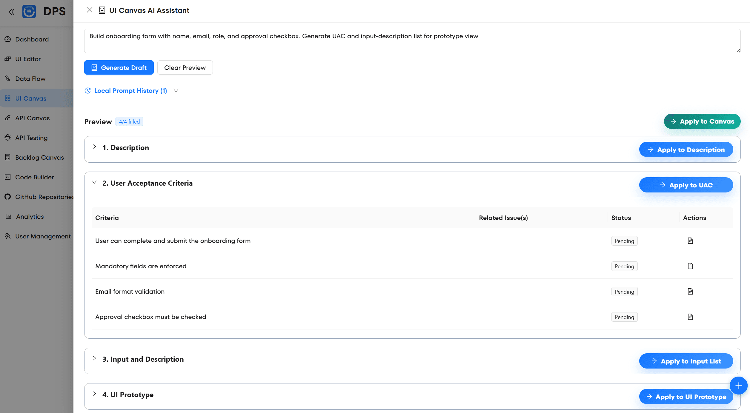 DPS User Manual Preview